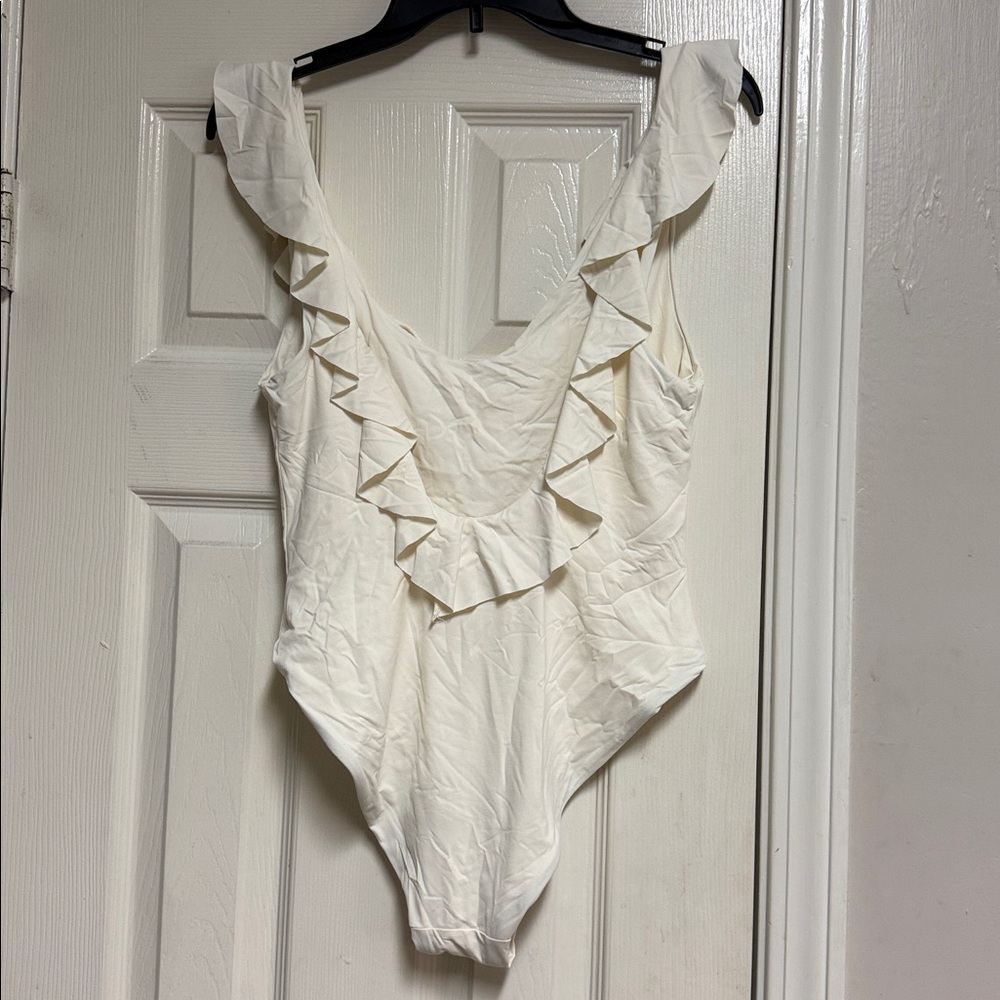 Eberjey Ruffle One Piece Low-Back Swimsuit - Picture 6 of 11